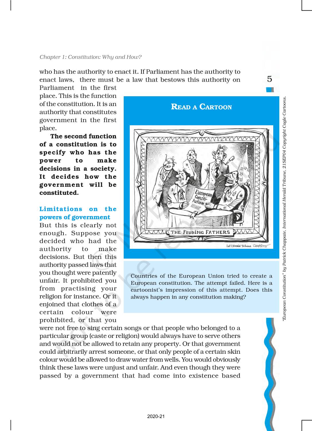Constitution why and how ncert book of class 11 indian constitution
